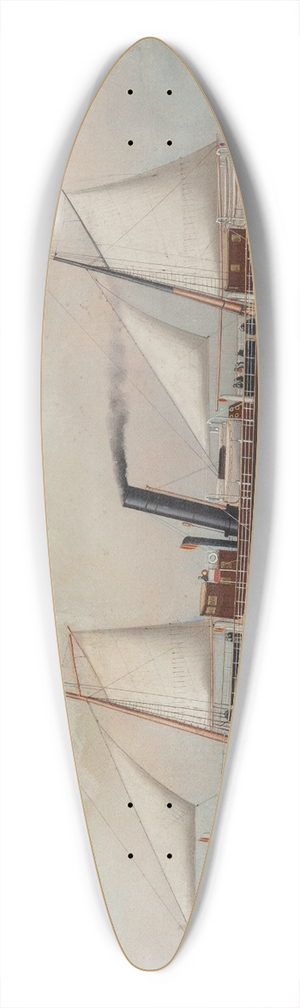 Antonio Jacobsen - Antilia 39.3 inch art pintail longboard deck