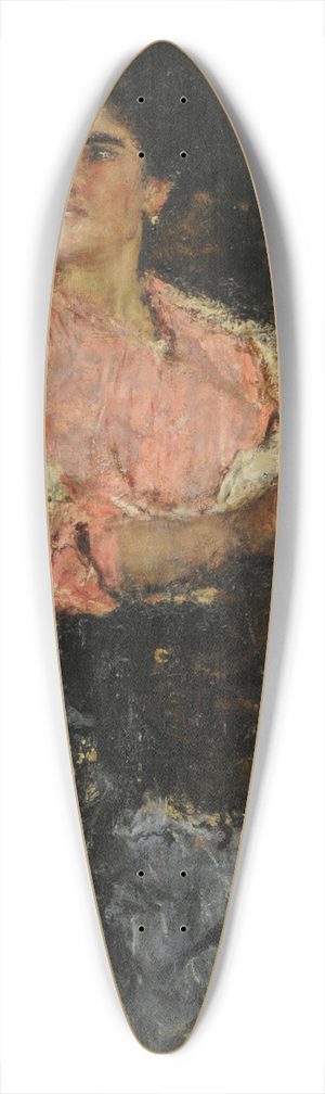 Antonio Mancini - Happy song 39.3 inch art pintail longboard deck