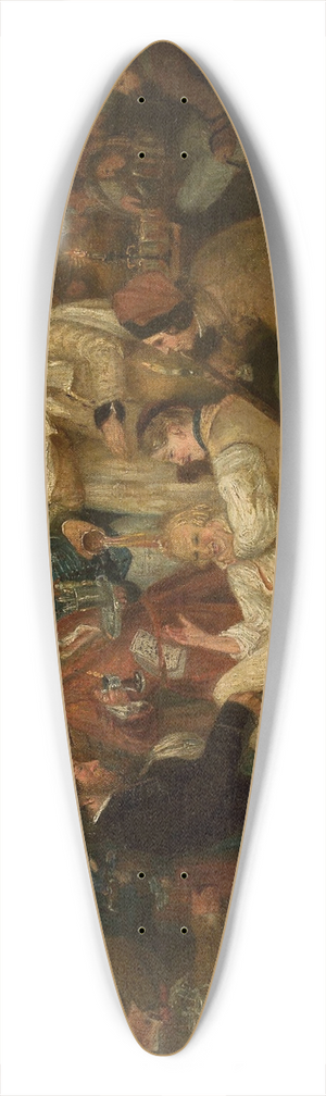 Antoni Piotrowski - Students play 39.3 inch art pintail longboard deck