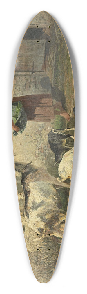 Antonis Matteo Montemezzo - Feeding Time 39.3 inch art pintail longboard deck