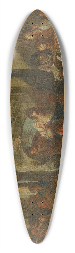 Anton Kern - Moses Trampling On Pharaohs Crown 39.3 inch art pintail longboard deck