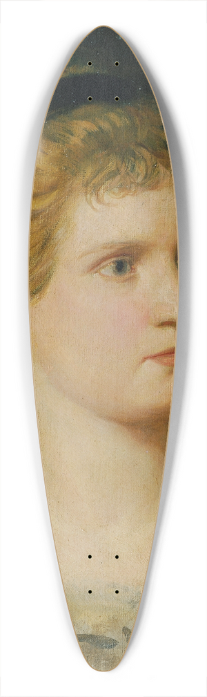 Anton Romako - Brustbild der Nichte, Kthchen Winder 39.3 inch art pintail longboard deck