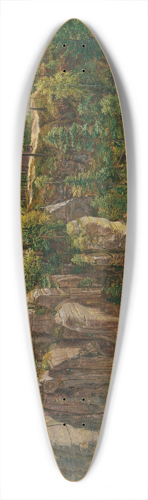 Anton Schiffer - Im Elb-Sandsteingebirge 39.3 inch art pintail longboard deck