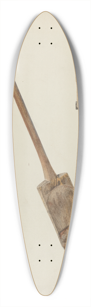 Archie Thompson - Wooden Spade 39.3 inch art pintail longboard deck