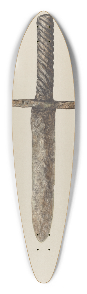 A. Regli - Dirk 39.3 inch art pintail longboard deck