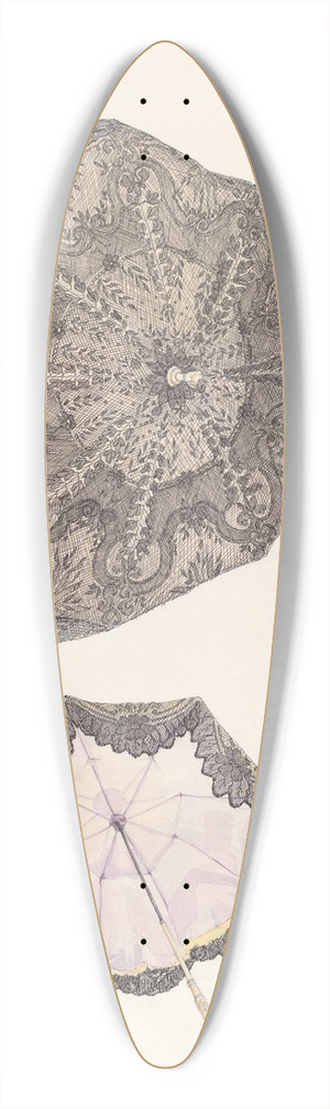 Arelia Arbo - Carriage Sunshade 39.3 inch art pintail longboard deck
