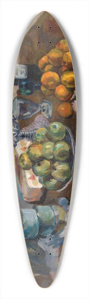 Aristarkh Lentulov - Still Life with Cakes and Fruit 39.3 inch art pintail longboard deck