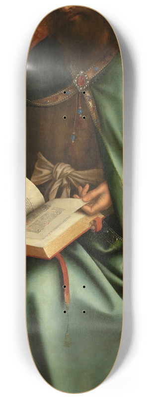 Jan van Eyck - Saint John the Baptist 8.25 inch art skate deck