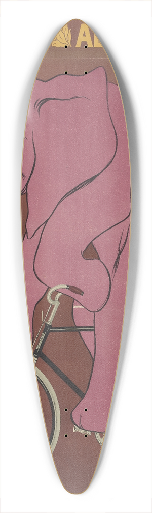 Arnaldo Mario Ferraguti - Cicli Maino. Alessandria 39.3 inch art pintail longboard deck