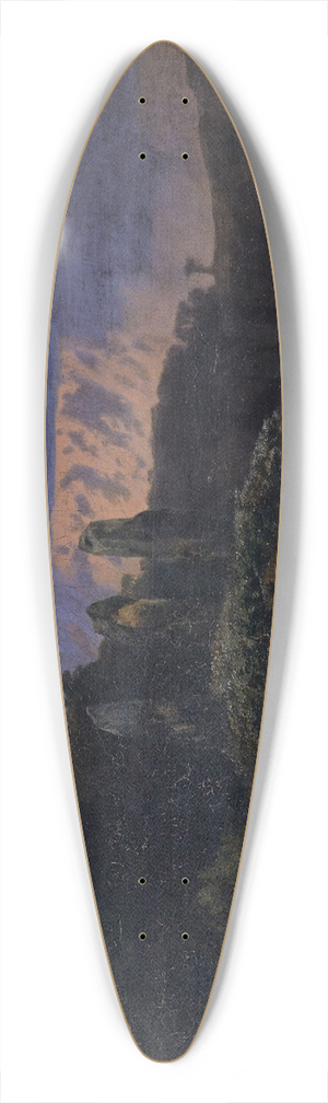 Arnold Bcklin - Le Dolmen 39.3 inch art pintail longboard deck