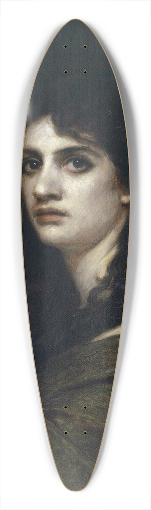 Arnold Bcklin - Melancholy 39.3 inch art pintail longboard deck