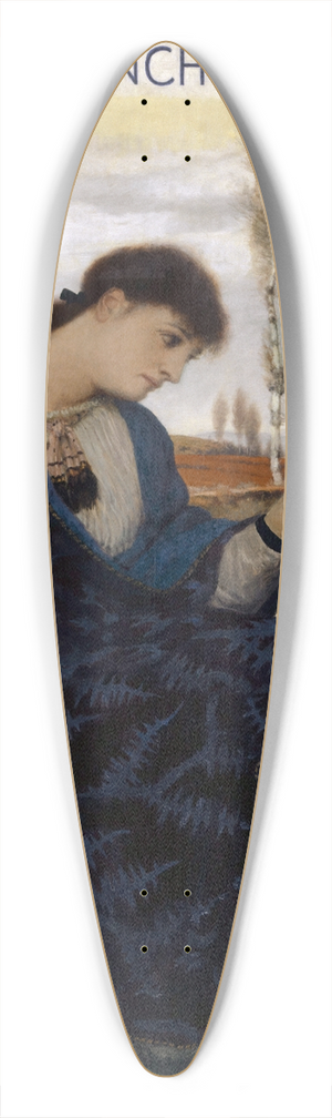 Arnold Bcklin - Melancholy 39.3 inch art pintail longboard deck