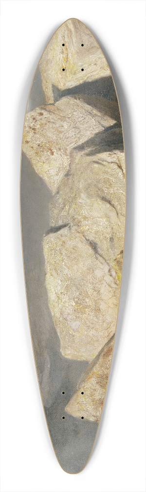 Arnold Bcklin - Mountain Landscape with Chamois 39.3 inch art pintail longboard deck