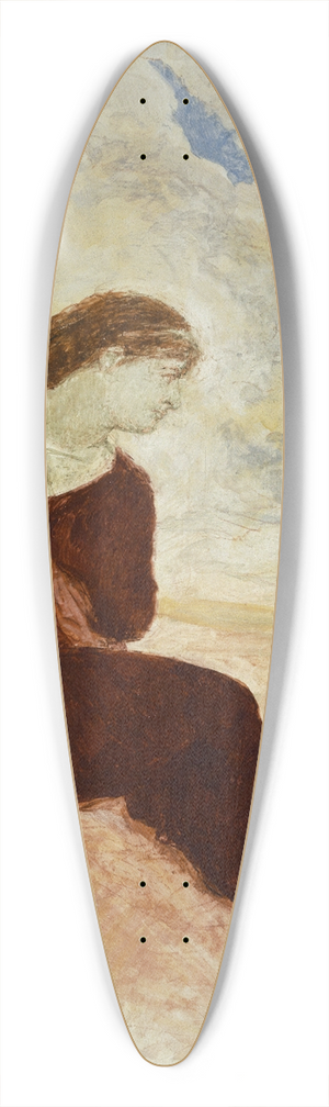 Arnold Bcklin - Sappho (Calypso) 39.3 inch art pintail longboard deck