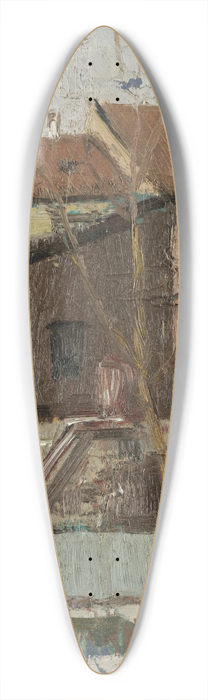 Arnold Fiechter - View From The Studio 39.3 inch art pintail longboard deck