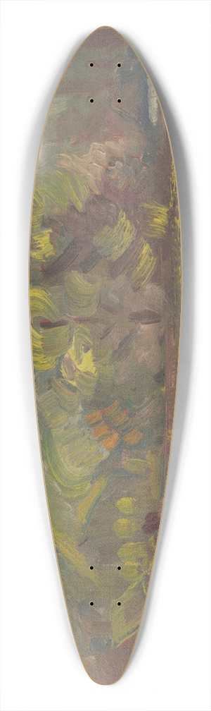 Arnold Peter Weisz-Kubnan - Landscape with a River 39.3 inch art pintail longboard deck