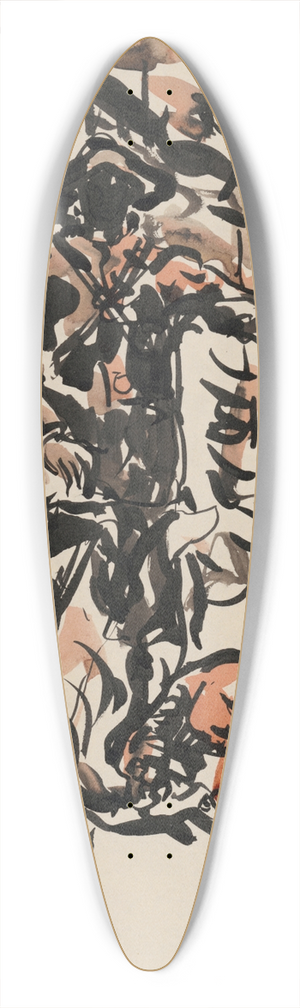 Arnold Peter Weisz-Kubnan - Lovec 39.3 inch art pintail longboard deck