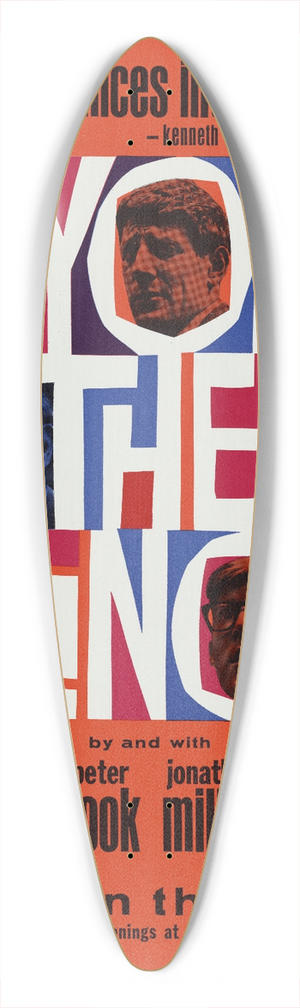 Artcraft Lithograph - Beyond the fringe 39.3 inch art pintail longboard deck