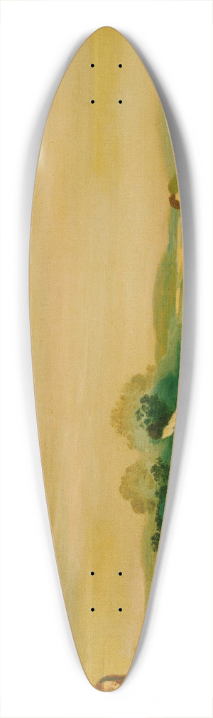 Arthur Bowen Davies - Elysian Fields 39.3 inch art pintail longboard deck