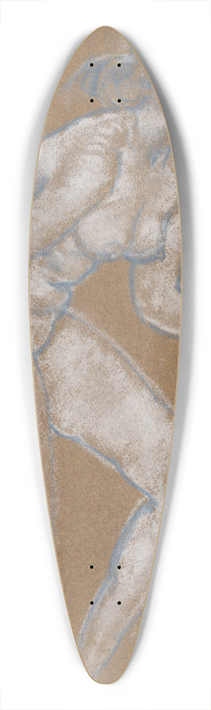 Arthur Bowen Davies - Nude 39.3 inch art pintail longboard deck