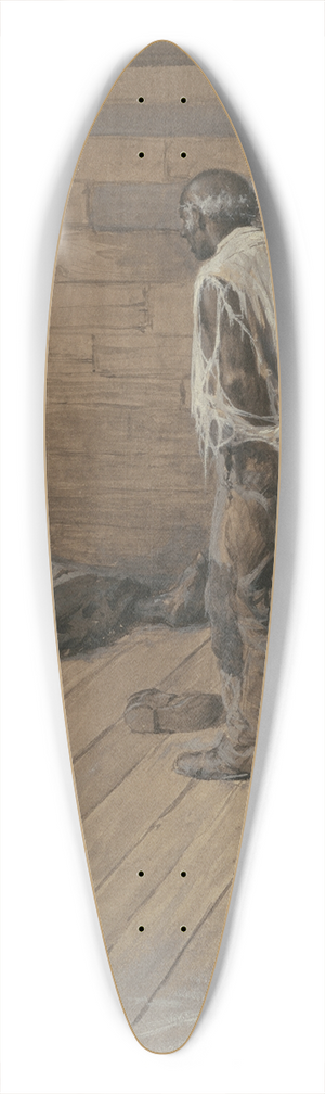Arthur Burdett Frost - A Conjugal Difference 39.3 inch art pintail longboard deck