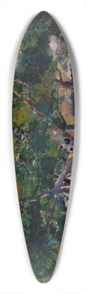 Arthur Cumming - Landscape with Trees 39.3 inch art pintail longboard deck
