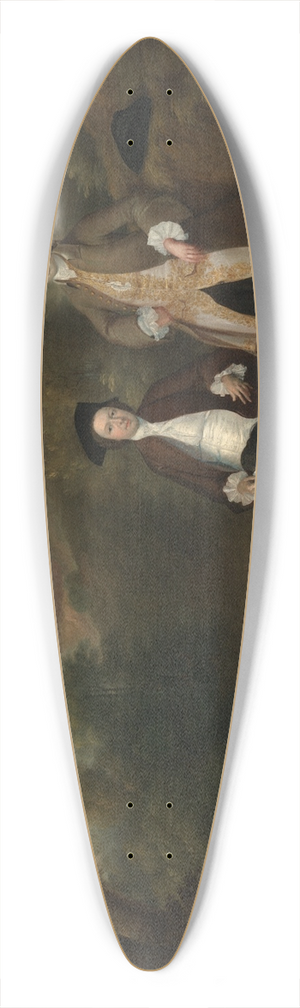 Arthur Devis - Robert Gwillym of Atherton and William Farington ofWerden 39.3 inch art pintail longboard deck