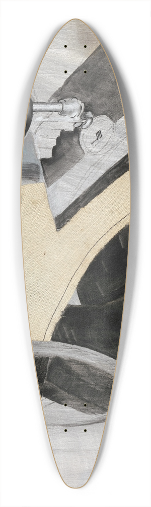 Arthur Dove - Hand Sewing Machine 39.3 inch art pintail longboard deck