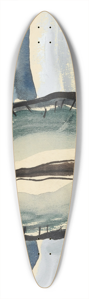 Arthur Dove - Tree 39.3 inch art pintail longboard deck