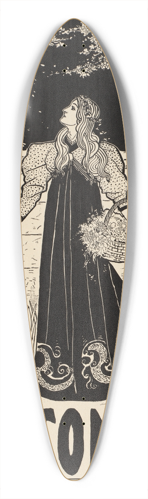 Arthur Garfield Learned - The bostonian, May 39.3 inch art pintail longboard deck