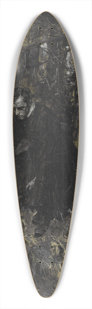 Arthur Ignatius Keller - Magazine story illustration 39.3 inch art pintail longboard deck