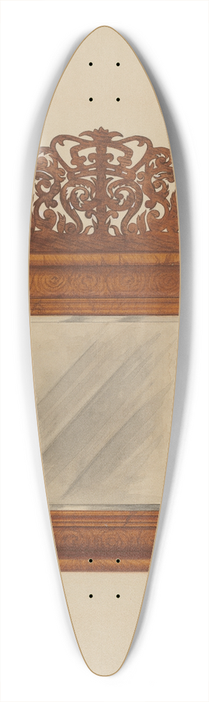 Arthur Johnson - Mirror 39.3 inch art pintail longboard deck