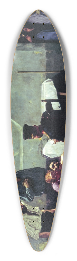 Arthur Kampf - The Last Statement 39.3 inch art pintail longboard deck