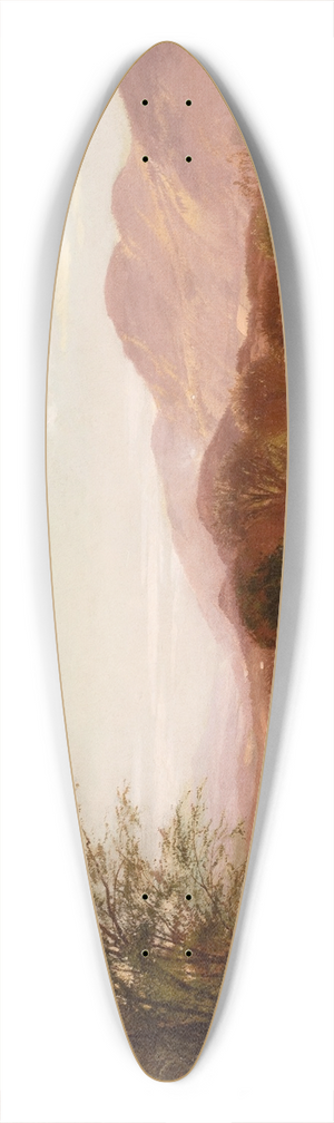 Arthur Parton - Berkshire Landscape 39.3 inch art pintail longboard deck