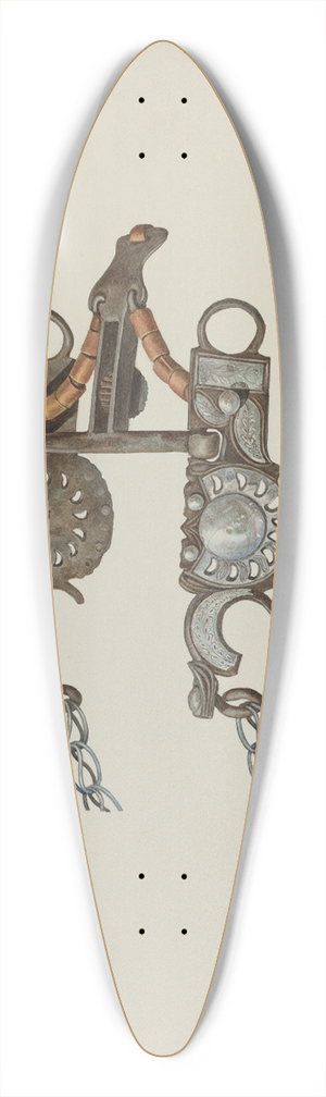 Arthur P. Reynolds - Bit 39.3 inch art pintail longboard deck