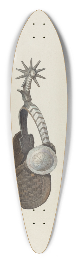 Arthur P. Reynolds - Spur 39.3 inch art pintail longboard deck