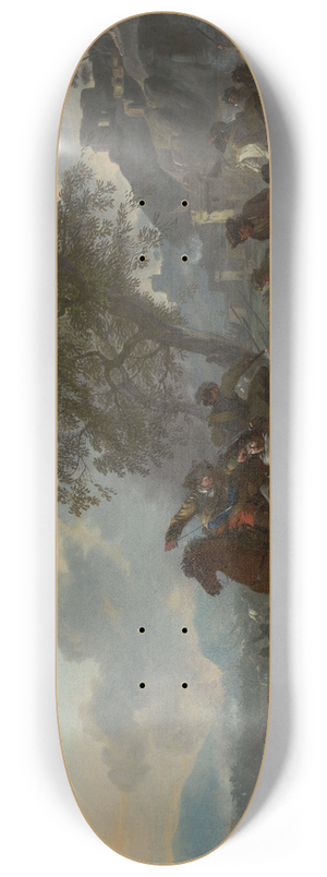 Jan van Huchtenburg - Battle 8.25 inch art skate deck