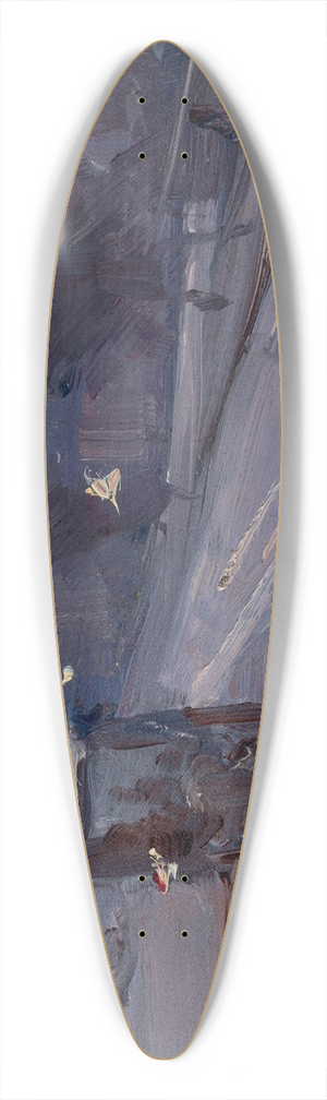 Arthur Streeton - Hoddle St., 10 p.m. 39.3 inch art pintail longboard deck