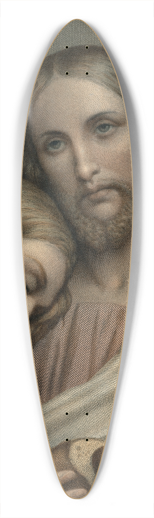 Ary Scheffer - Christ and St. John 39.3 inch art pintail longboard deck