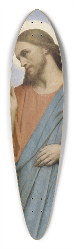 Ary Scheffer - Christ Weeping Over Jerusalem 39.3 inch art pintail longboard deck