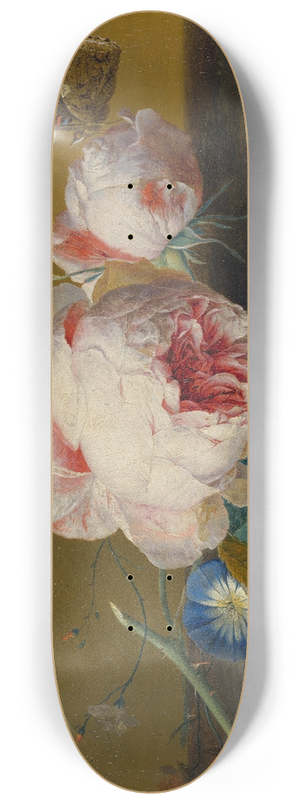 Jan van Huysum - Flower Still Life 8.25 inch art skate deck