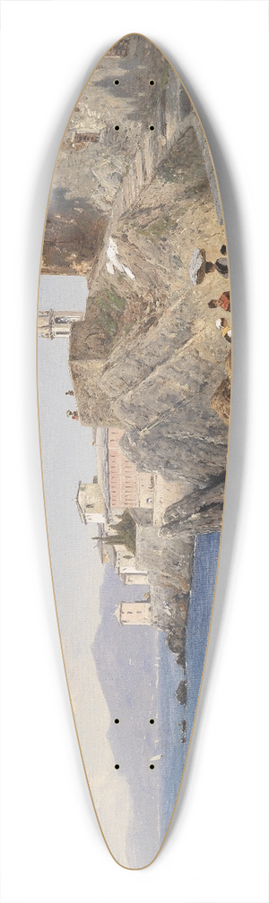 Ascan Lutteroth - Am Ufer von Sturla 39.3 inch art pintail longboard deck