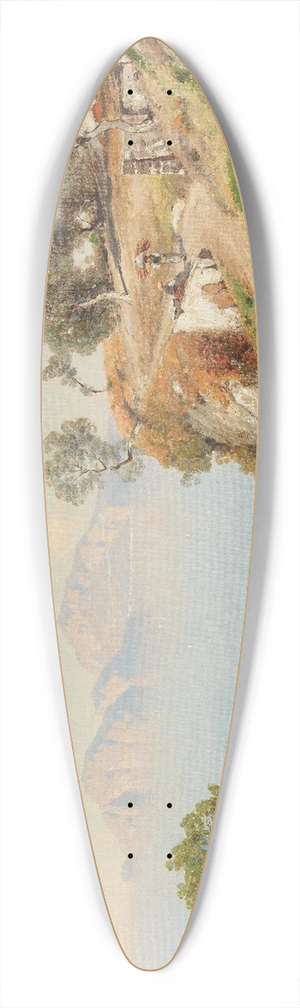 Ascan Lutteroth - Blick Auf Capri 39.3 inch art pintail longboard deck
