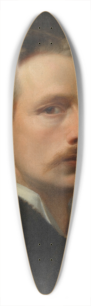 August Cesar - Selbstbildnis August Cesar 39.3 inch art pintail longboard deck