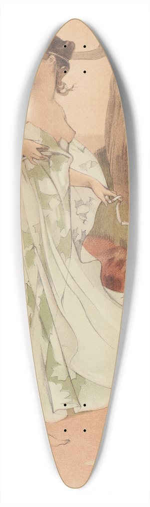 Auguste Donnay - Artmis 39.3 inch art pintail longboard deck