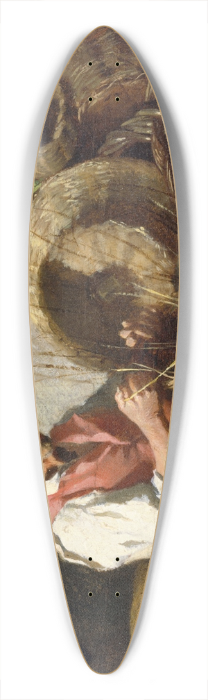 Auguste Dutuit - Le vannier 39.3 inch art pintail longboard deck