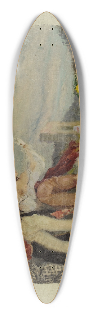 Auguste-Franois-Marie Gorguet - Parade sur les boulevards 39.3 inch art pintail longboard deck