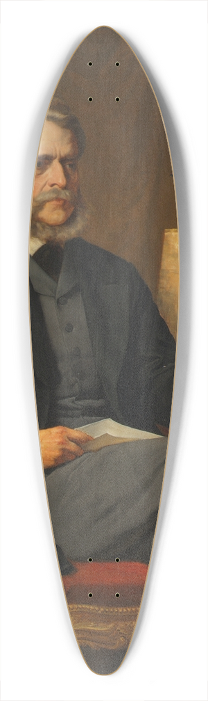 August Eisenmenger - Leo Graf Thun-Hohenstein 39.3 inch art pintail longboard deck