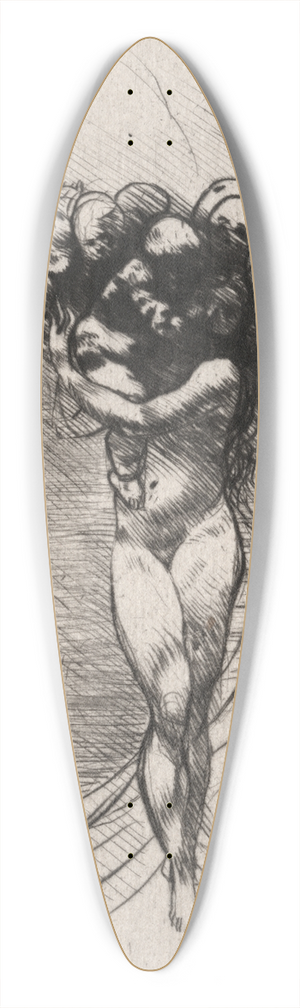 Auguste Rodin - Le Printemps 39.3 inch art pintail longboard deck