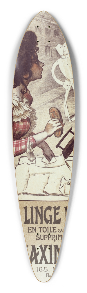 Auguste Roedel - Linge Monopole 39.3 inch art pintail longboard deck